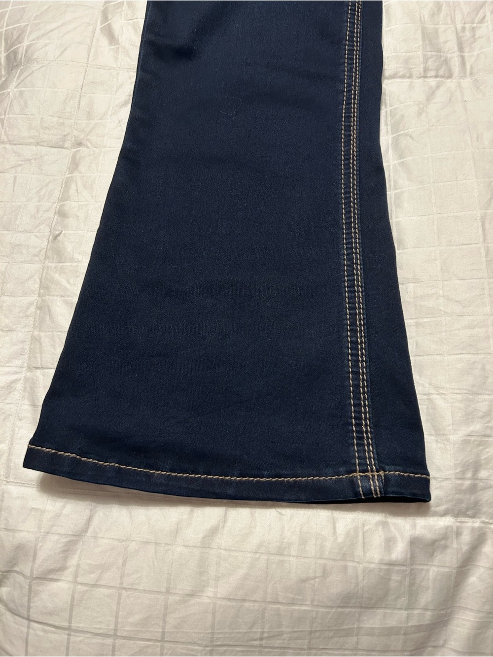 Seven7 Dark Blue Flare Jeans for Women - Picture 8 of 8